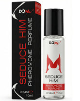 Do Me Pheromones perfume for Women bottle closeup, portable charm enhancer.