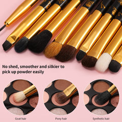 Docolor blending brush with soft dense bristles for seamless transitions