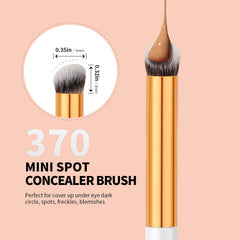docolor dense vegan bristles concealer brush delivers streak-free coverage