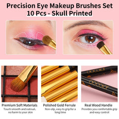 Docolor eye shader brush flat and fluffy for smooth eyeshadow coverage