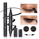 Docolor Eyeliner Stamp Wings demonstrates quick wing creation for busy mornings