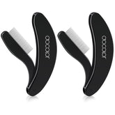 docolor foldable eyelash comb arc design for precise lash separation.