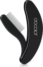 Docolor foldable eyelash comb folded compact design protects teeth during travel.
