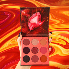 Docolor Sombras rojas mate y brillo para uso diario.