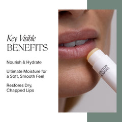 Doctor Rogers Lip Balm softening formula being applied to lips