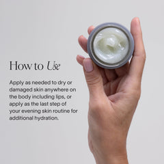 Doctor Rogers Restore lip balm usage on lips for comfortable moisture.