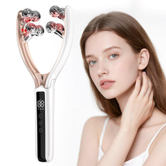 Doge&Vollar facial massager handle for portable on-the-go skincare.
