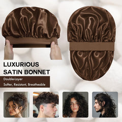 Doitory gorro-seda-interior-doble-capa mantiene el cabello hidratado mientras descansas.