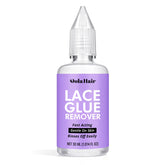 Dolahair Lace Glue Remover bottle pours, ready for precise bond treatment