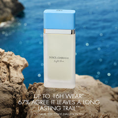 Dolce & Gabbana Light Blue packaging box with glossy finish.