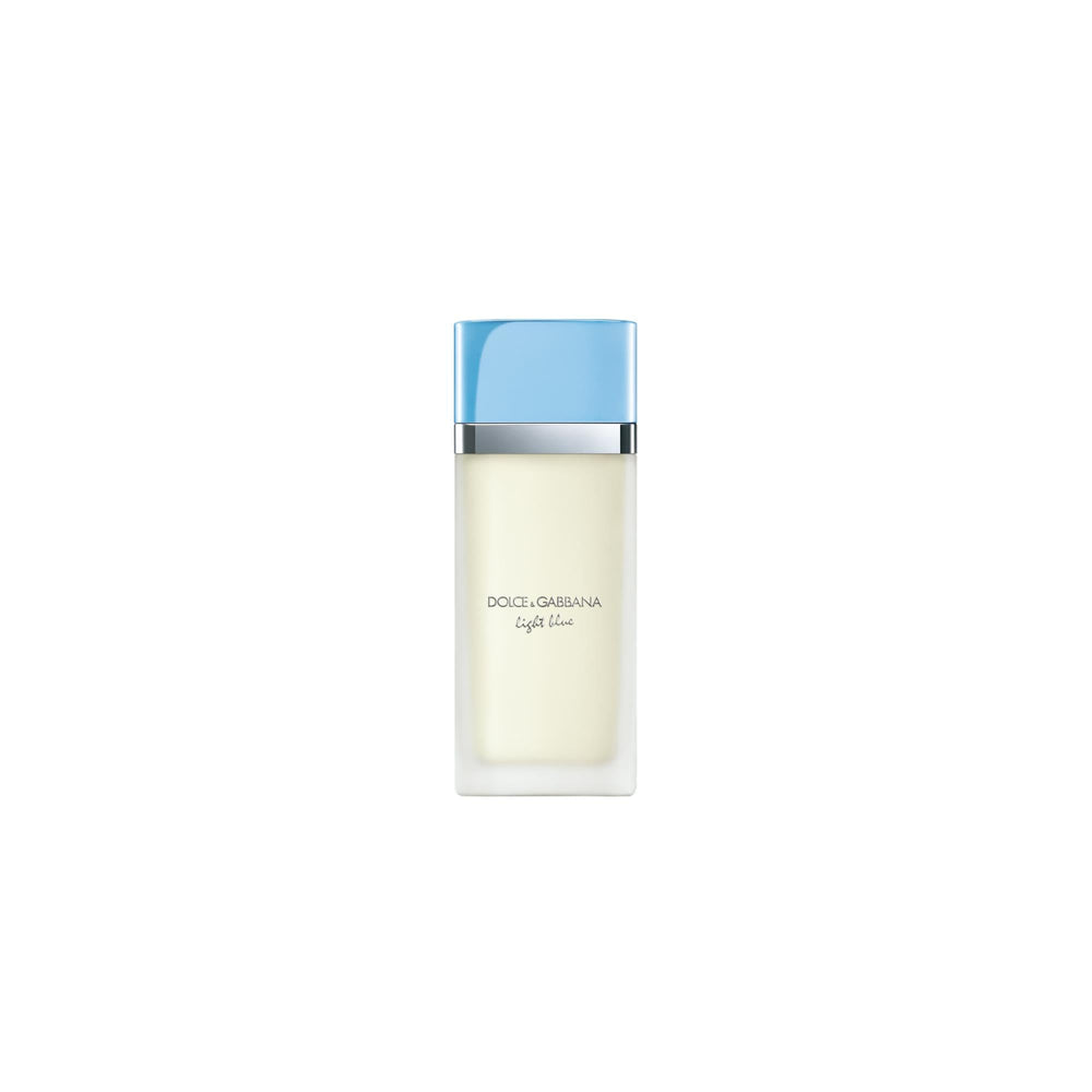 Dolce&Gabbana Light Blue bottle pour reveals fresh, aquatic notes for everyday wear.