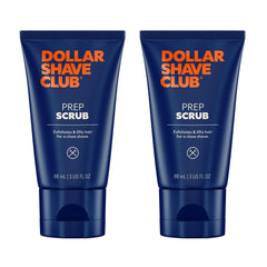 Prep Scrub de Dollar Shave Club, botella de 3 onzas, paquete de dos para la rutina de afeitado