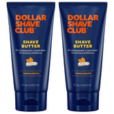 Dollar Shave Club Shave Butter jar shown for precise, see-where-you-shave experience.