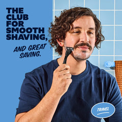 Dollar Shave Club Travel Set built in precision trimmer for hard to reach areas