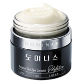 DOMINAS Dark Spot Corrector Cream bottle pour for easy daily application brightening