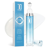Dongyu caffeine under-eye cream bottle with depuffing focus
