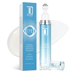Dongyu caffeine under-eye cream bottle with depuffing focus