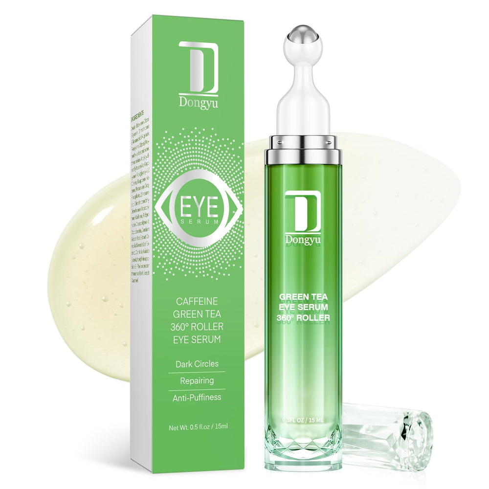 Dongyu crema de ojos con cafeína y té verde para revitalizar la mirada
