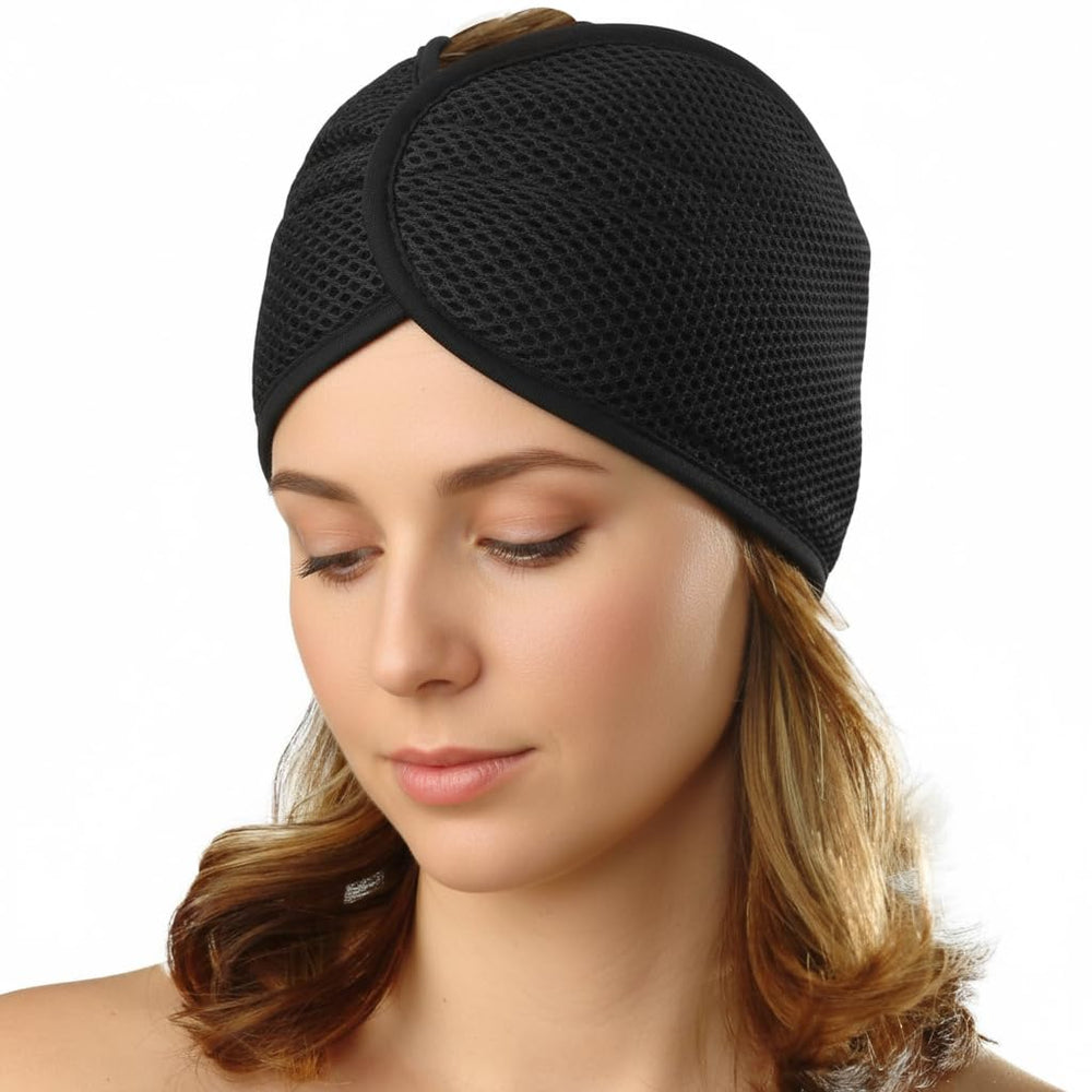 Donna cinta para la cabeza con espuma suave y velcro para comodidad nocturna