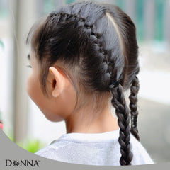 DONNA versatile hair accessory for braids, twists, and ponytails with gentle hold.