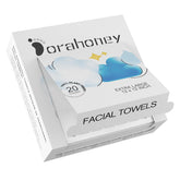 Dorahoney disposable face towels 12x12 for expansive cleansing on the go.