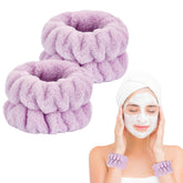 Dorbetar wrist bands washing face catch splashes, keeping sleeves dry.