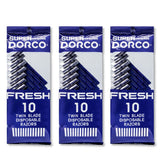 Dorco Fresh twin blade disposable razor for a close, comfortable shave