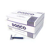 Dorco Fresh Twin Blade razors in box front showing bulk 240-count pack for easy replacements