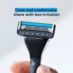 DORCO Pace 4 Pro razor lubrication strip with vitamin E and aloe.