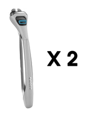 Dorco Pace 4 Pro pivoting head demonstrates flexible reach around contours