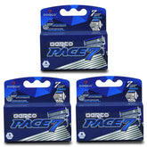 Dorco Pace 7 seven-blade razor open design for easy rinsing and maintenance