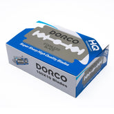 DORCO ST300 platinum blades bulk pack of 1000 for economical, long-lasting safety razor shaving.