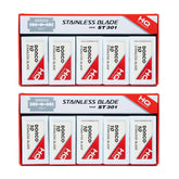 Dorco ST301 Platinum Extra blades packaging front, signaling reliable daily grooming.