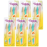 DORCO Tinkle dermaplaning tool 6-pack razor set shown for convenient grooming.