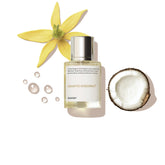 Dossier Aquatic Coconut bottle front in a sleek minimalist style for everyday elegance and lasting scent