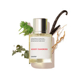 Dossier Woody Oakmoss bottle front view for daily wear and premium presence