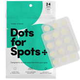 Dots for Spots pimple patch packaging, discreet and travel-ready for on-the-go use.