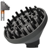 Dotspun diffuser attachment for Dyson Airwrap HS01, grey, boosts defined curls with even airflow