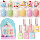 Double Rhythm gel polish set bottle closeup for salon‑quality shine at home