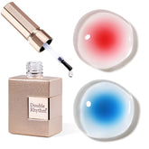 Double Rhythm Blooming Gel bottle close-up shows smooth blending for blooming art.