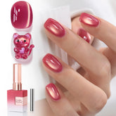 Double Rhythm Cat Eye Imán Dreamy Rose: efecto magnético para uñas elegantes.
