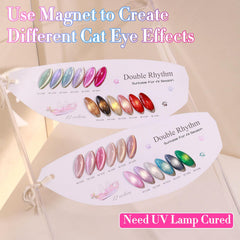 Double Rhythm clear top gel 15ml for lasting shine.
