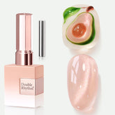 Double Rhythm esmalte gel ojo de gato con iman, brillo holográfico duradero