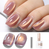 Double Rhythm gel ojo de gato 15 ml con efecto magnético para uñas elegantes.
