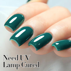 Double Rhythm gel polish swatch on nails highlights easy application for beginners