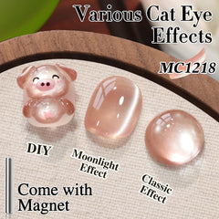 Double Rhythm holographic glitter jelly for dazzling nail art.