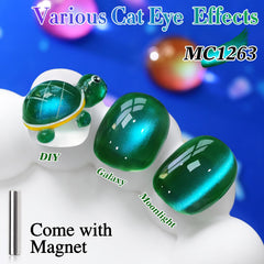 Double Rhythm imán ojo de gato facilita crear efectos magnéticos únicos en casa