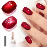 Double Rhythm Jelly Glass Cat Eye with magnet delivers magnetic shimmer for at home salon results
