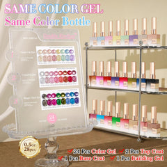 Double Rhythm magnetic cat eye polish demonstrates color shift with a magnet.