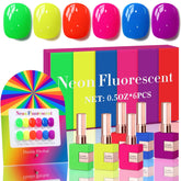 Double Rhythm neon green gel polish 15ml bottle for vivid manicure.